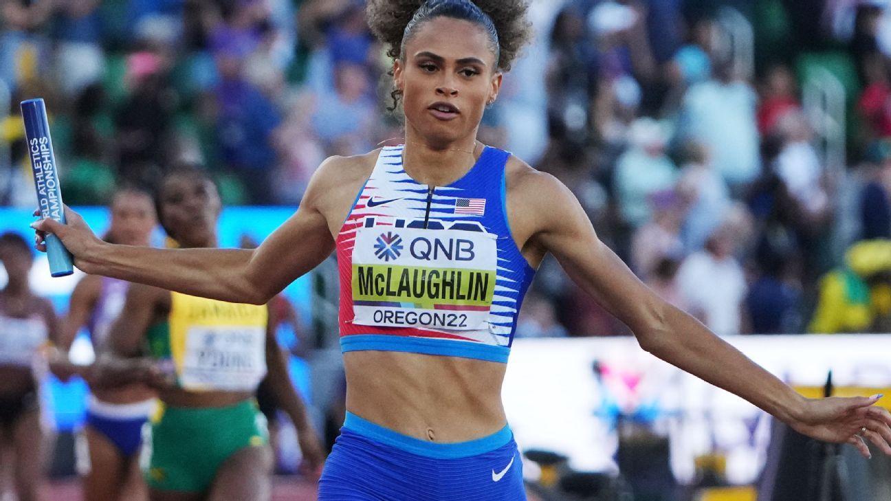 Sydney McLaughlin, relay team gives Americans their record 33rd medal at track world championships