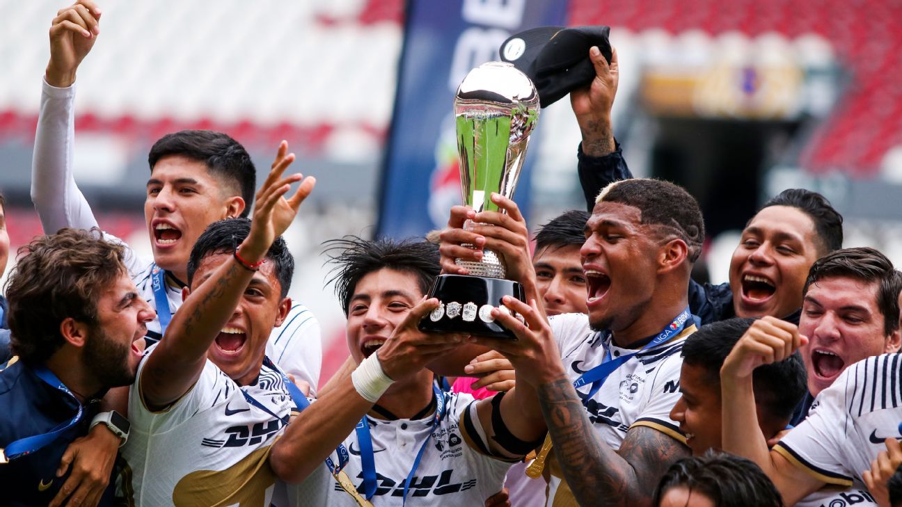 Pumas, campeón Sub-20, venció en la final al Atlas