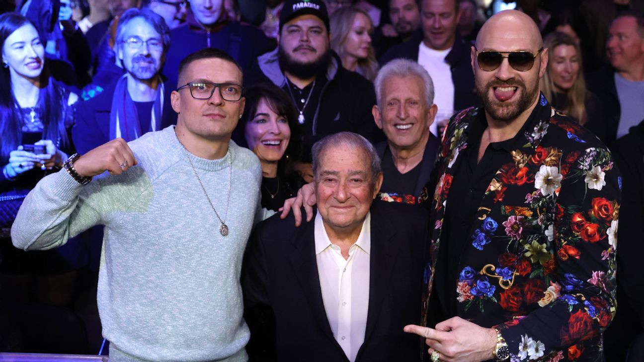 Fuentes: Tyson Fury y Oleksandr Usyk firman para pelear en el invierno - ESPN