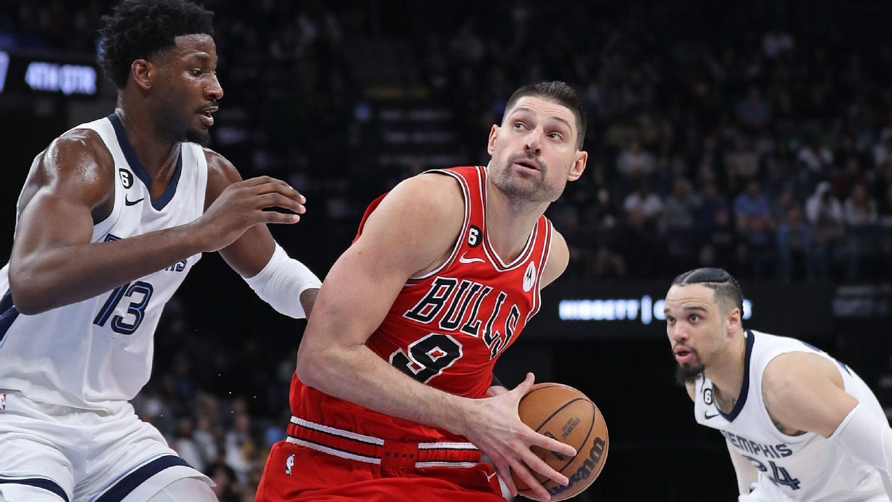 Bulls' Nikola Vucevic out for undetermined period with groin injury - ESPN