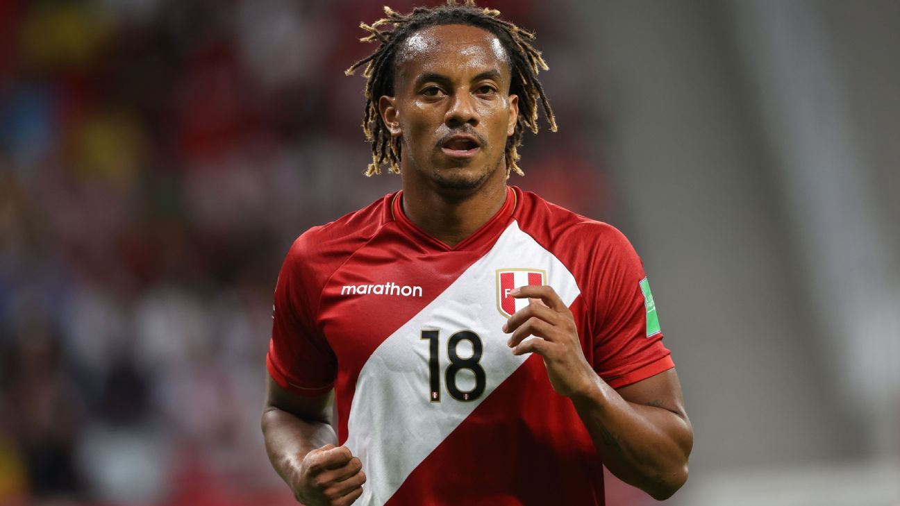 André Carrillo, cerca de fichar de cambiar de equipo en Arabia Saudita - ESPN