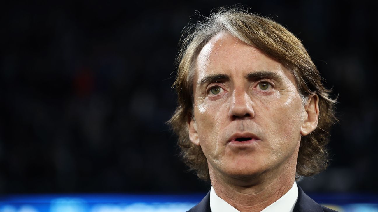 Roberto Mancini culpó al presidente Gabriele Gravina de su salida en Italia - ESPN
