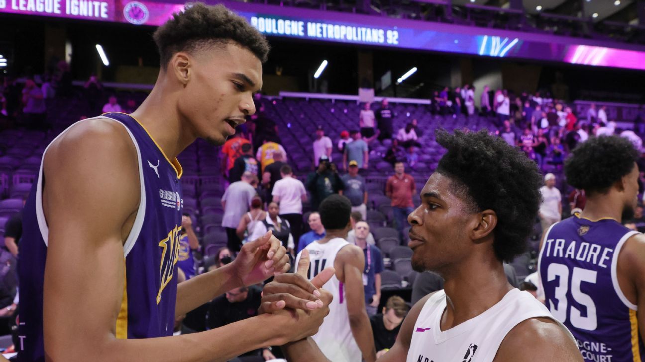 Fuentes: Scoot Henderson se perderá el juego contra Victor Wembanyama - ESPN