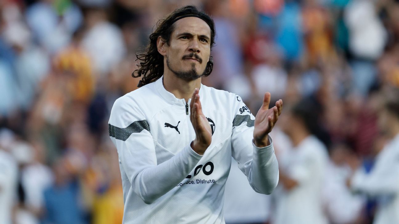 Valencia oficializó la rescisión del contrato con Edinson Cavani - ESPN