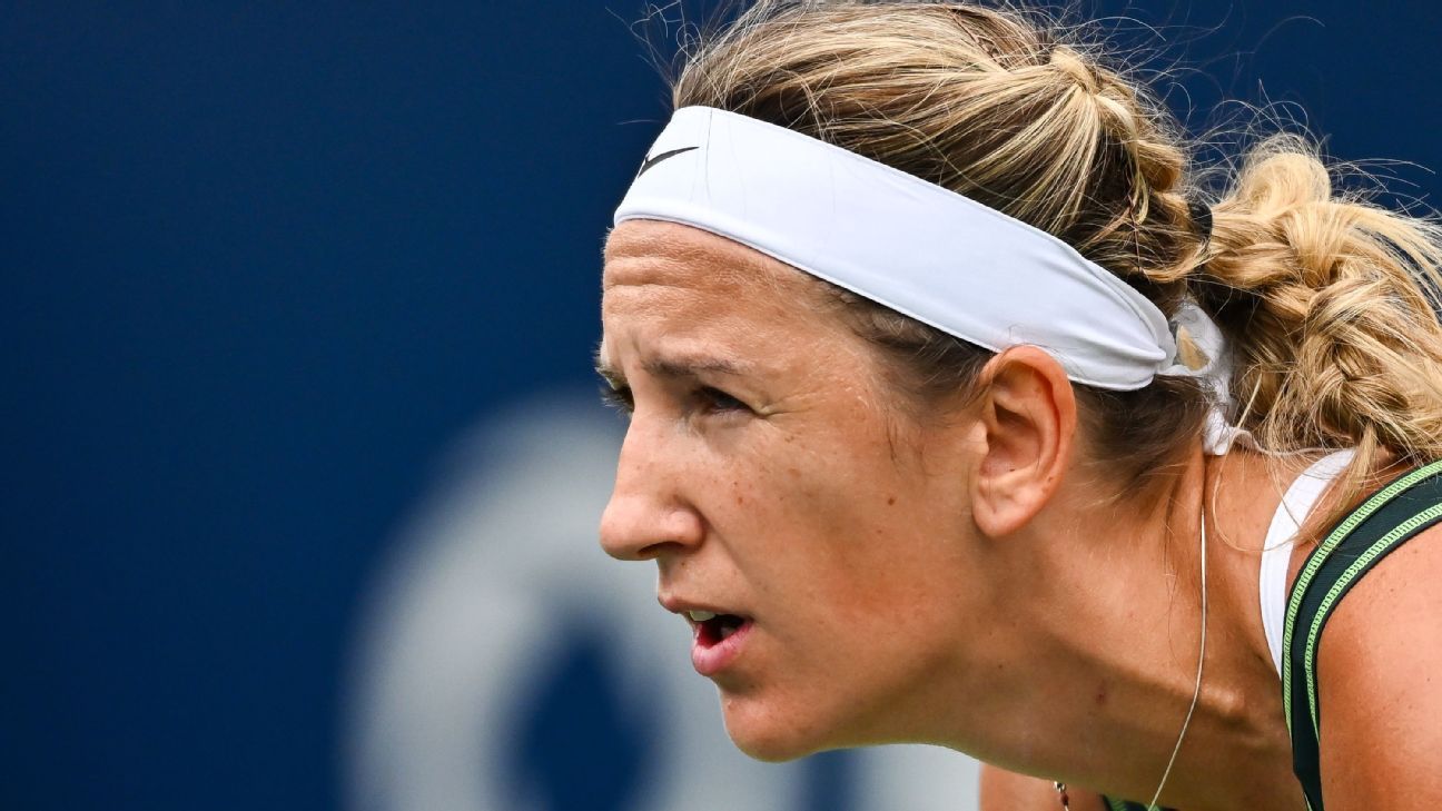 Azarenka se bajó de Montreal por lesión - ESPN