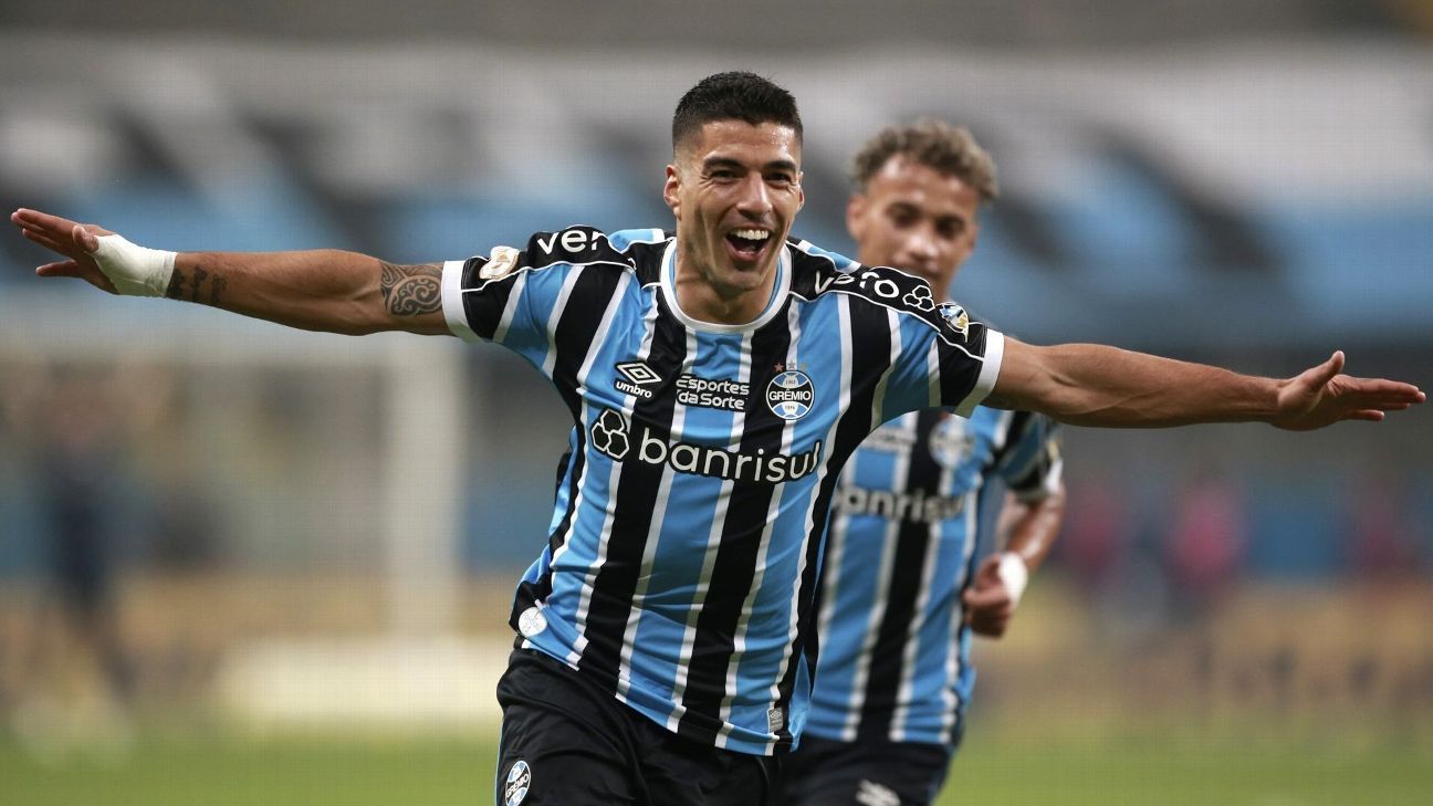Luis Suárez y su gran objetivo con Gremio en el fútbol de Brasil - ESPN