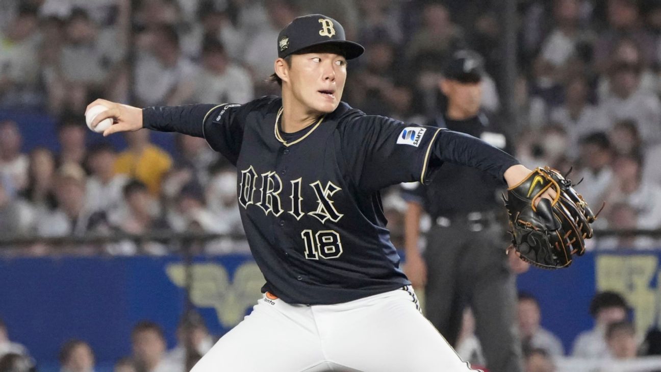 Sources: Japanese star Yamamoto goes to Dodgers for 12 years, $325M - ESPN