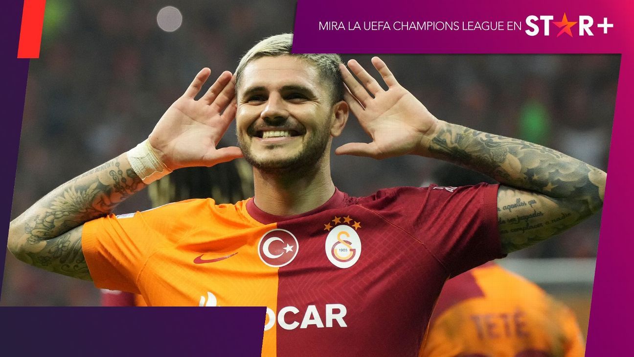 Mauro Icardi volverá a jugar la Champions League, ahora con Galatasaray - ESPN