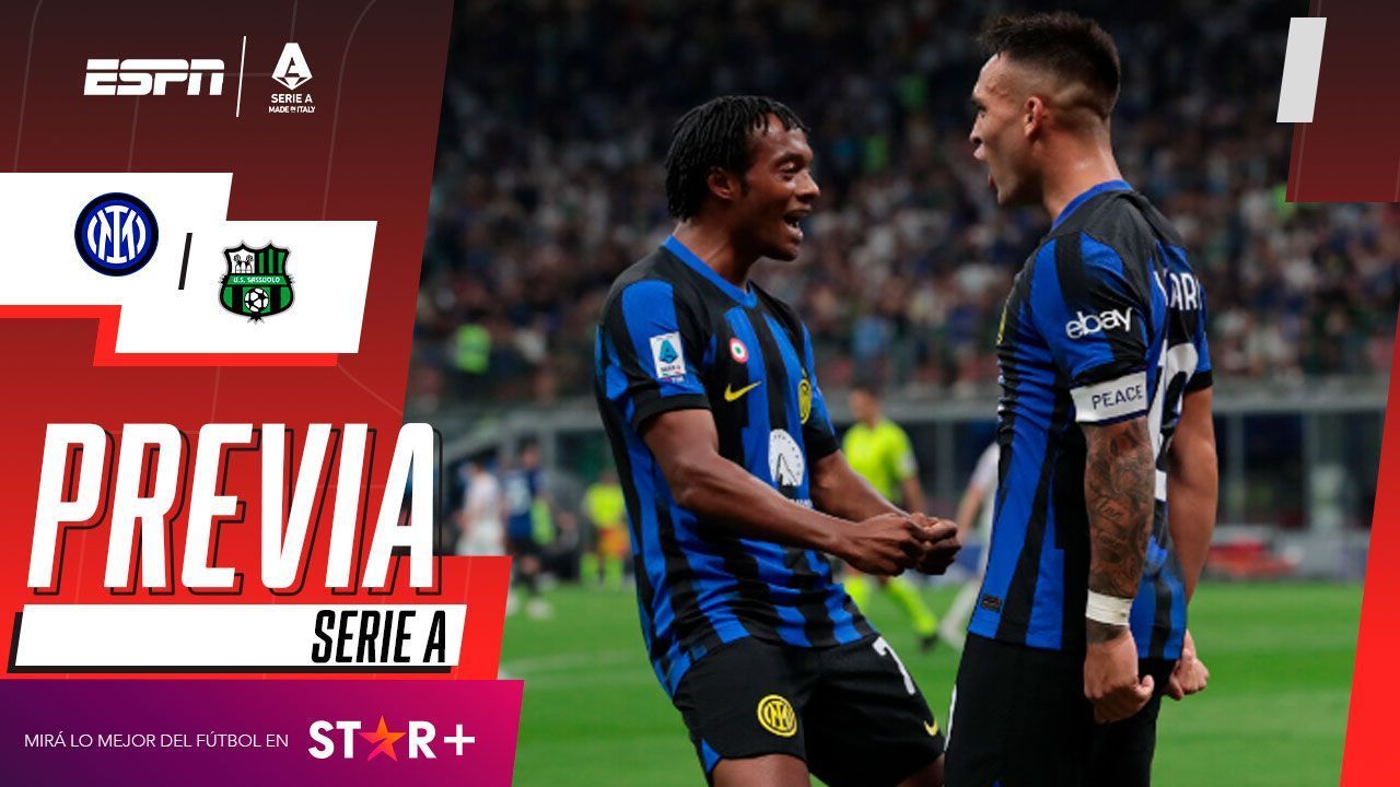 Inter-Sassuolo, la previa: datos, información, fecha, hora, TV - ESPN