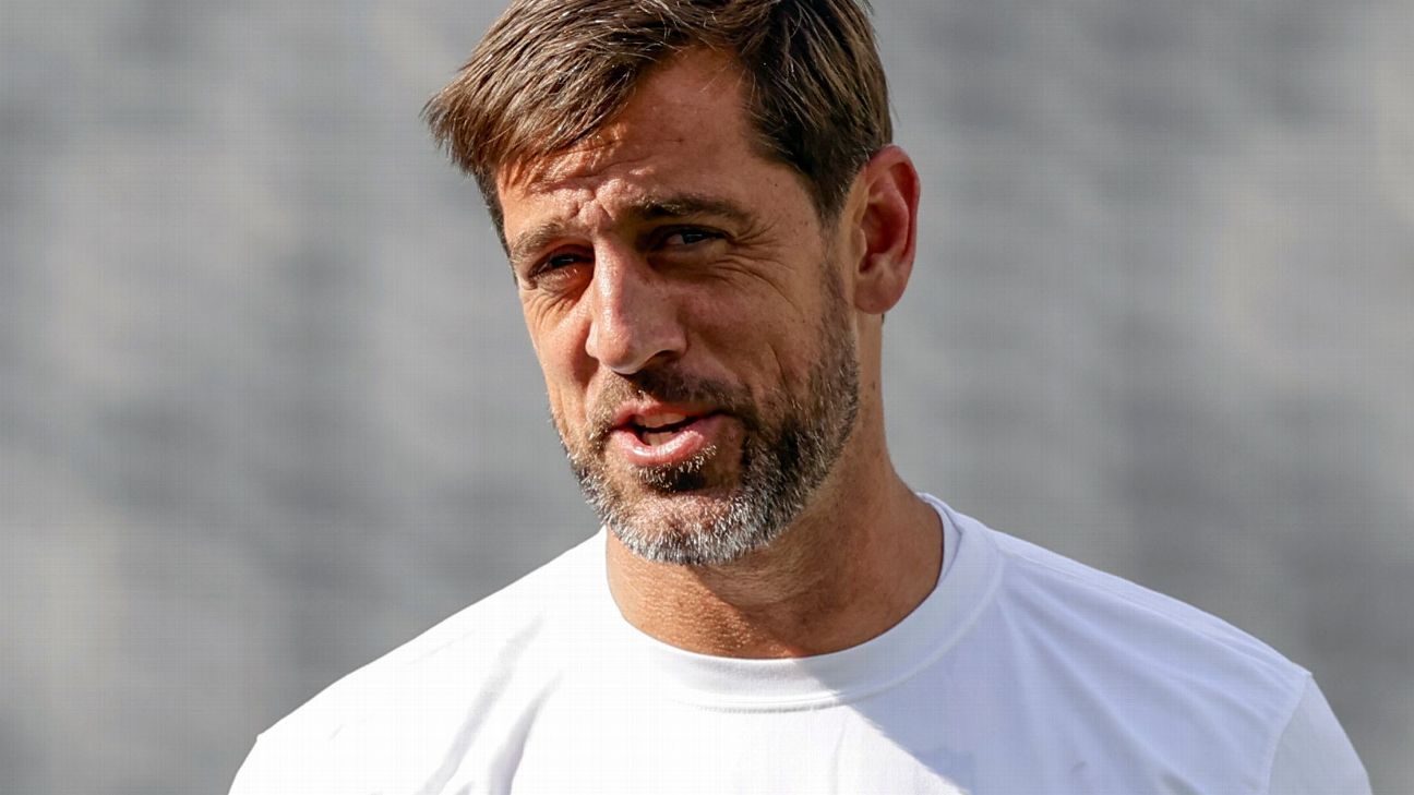 Aaron Rodgers estará en el juego de Jets contra Chiefs - ESPN