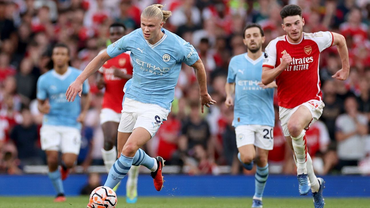 El City y el Arsenal dominan el equipo del año de la Premier League 2023 - ESPN