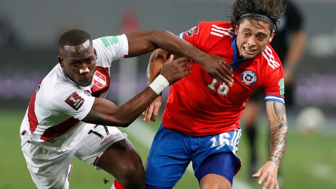Perú visita a Chile en busca de un triunfo histórico - ESPN