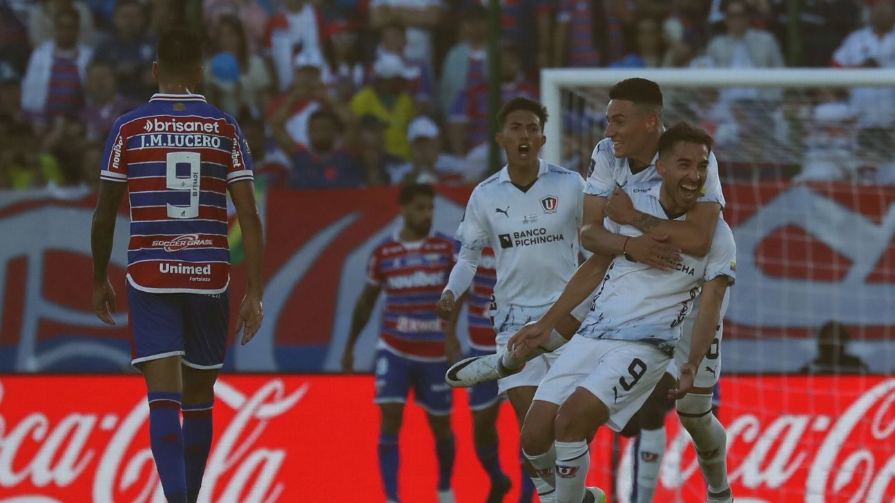 Isaac Álvarez anticipó la Recopa de Liga de Quito ante Fluminense - ESPN