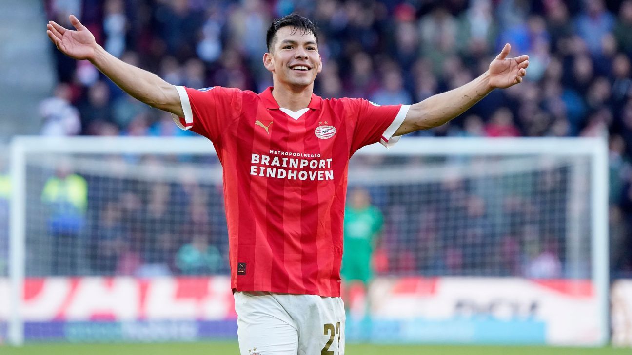 Hirving Lozano marca su quinto gol en la temporada de la Eredivisie - ESPN