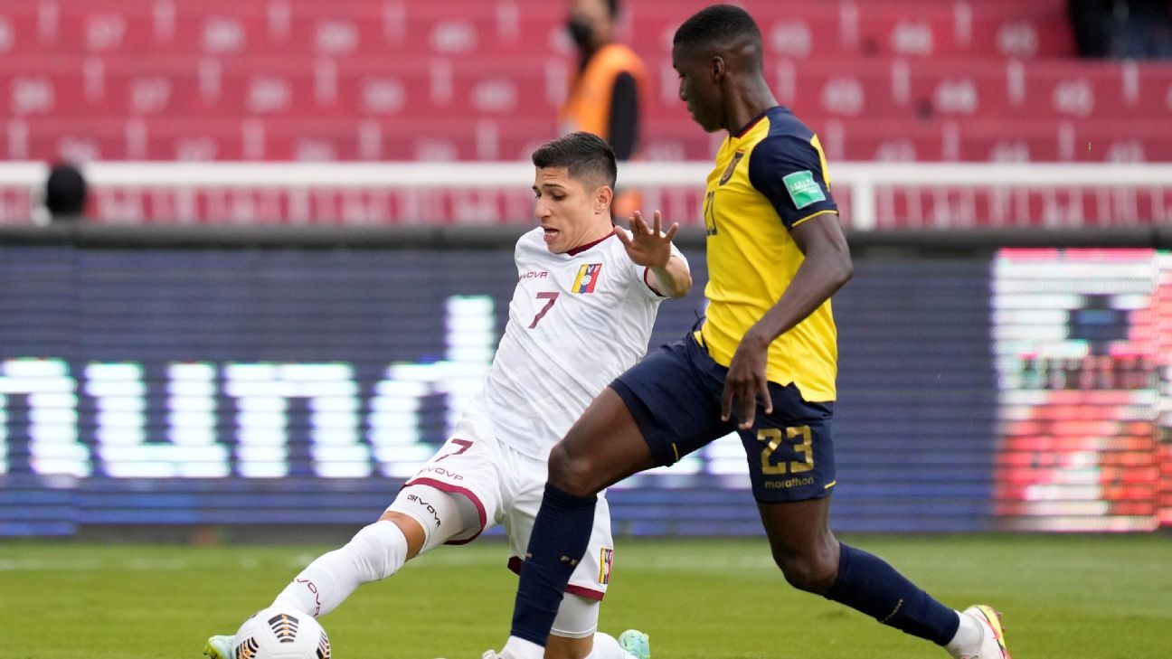 El historial de Ecuador visitando a Venezuela en Eliminatorias - ESPN