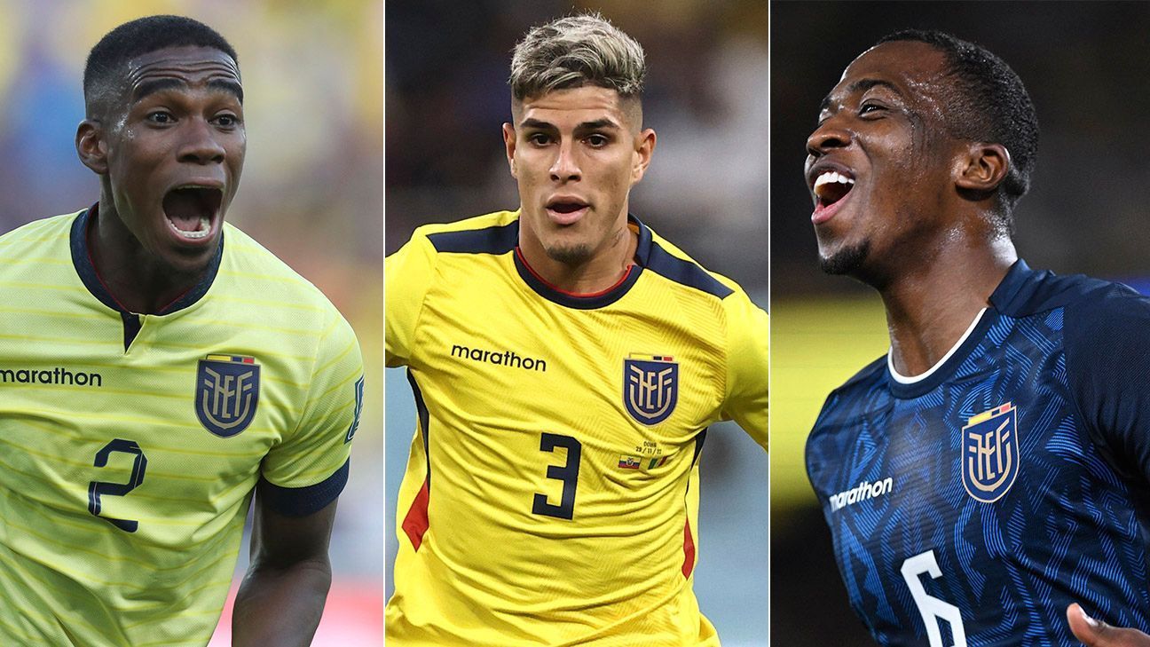 Torres, Pacho e Hincapié los pilares de una sólida defensa de Ecuador - ESPN
