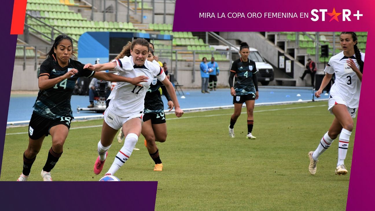 Argentina se mide con Estados Unidos en la Copa Oro Femenina - ESPN