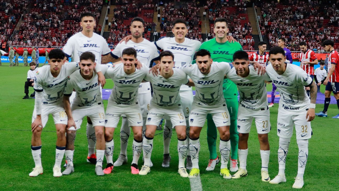 Calificaciones de Pumas luego de la derrota ante Chivas - ESPN