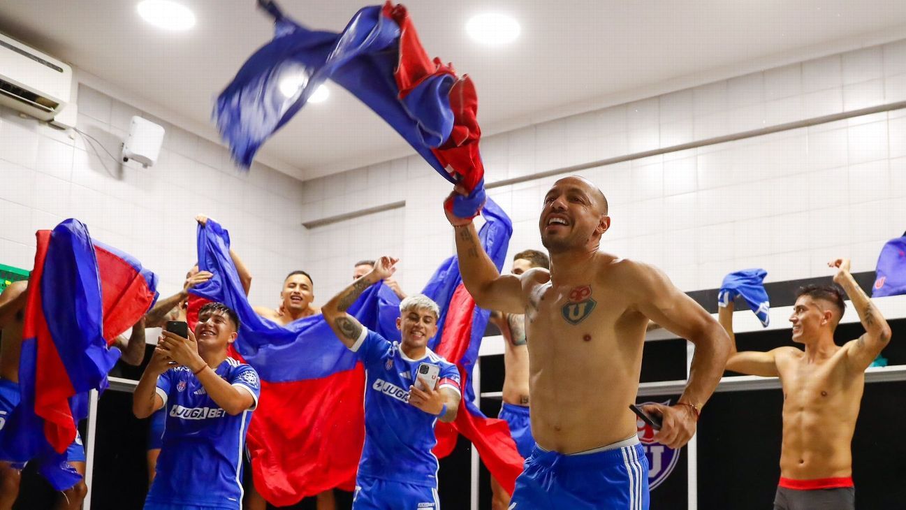 El mensaje que dejó la U en el camarín tras vencer a Colo Colo en el Monumental - ESPN