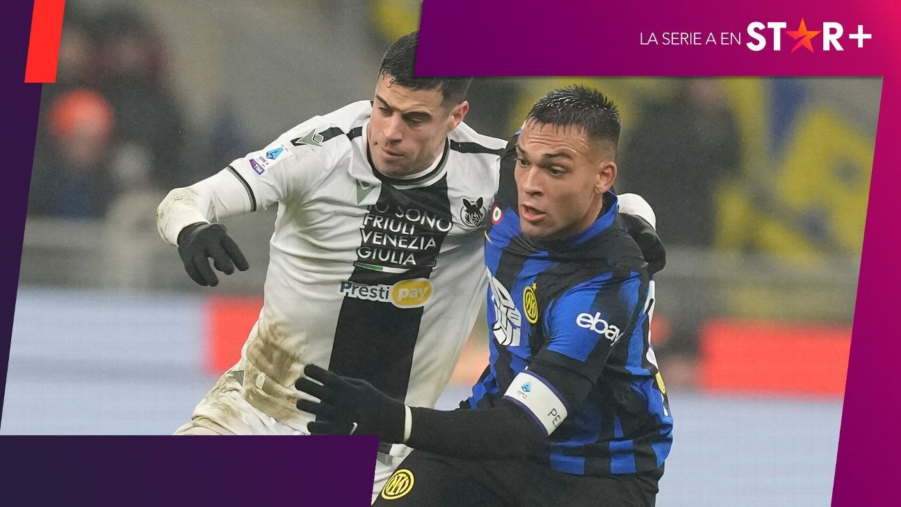 Cuándo juegan Udinese vs. Inter por Serie A de Italia: equipo, fecha, hora y TV en vivo - ESPN
