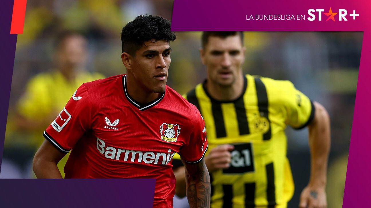 El Bayer Leverkusen de Hincapié estrena el título de la Bundesliga ante el Borussia Dortmund - ESPN