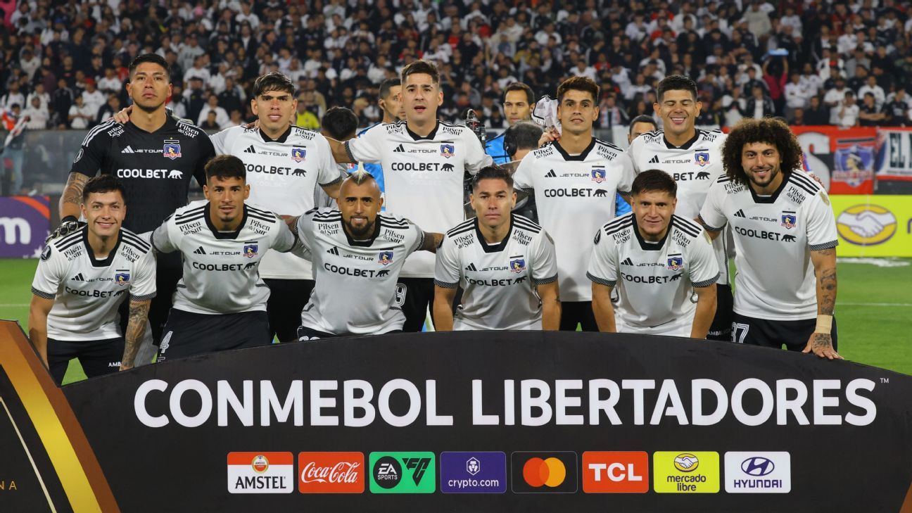 La probable formación de Colo Colo para enfrentar a Fluminense - ESPN