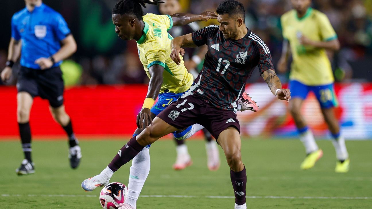 3-2, peligroso embuste para México ante la abulia de Brasil - ESPN