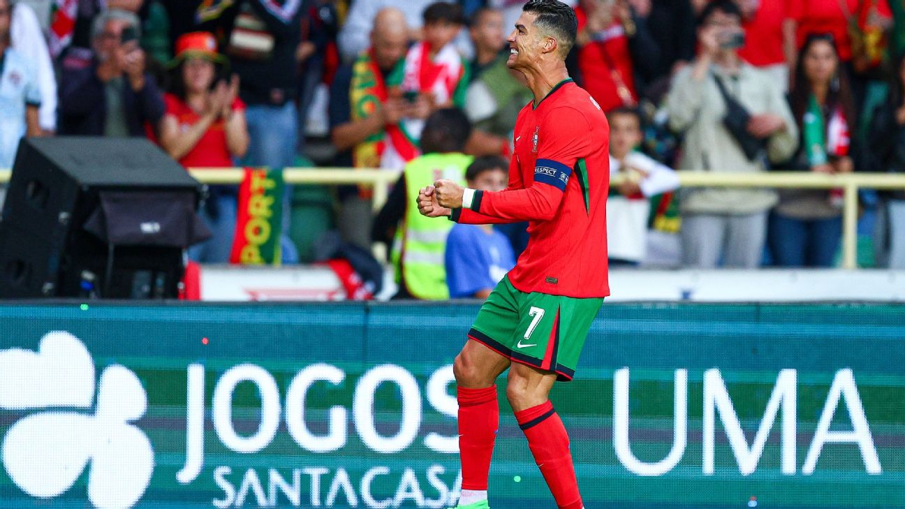 Cristiano Ronaldo, listo para la Euro tras doblete ante Irlanda - ESPN