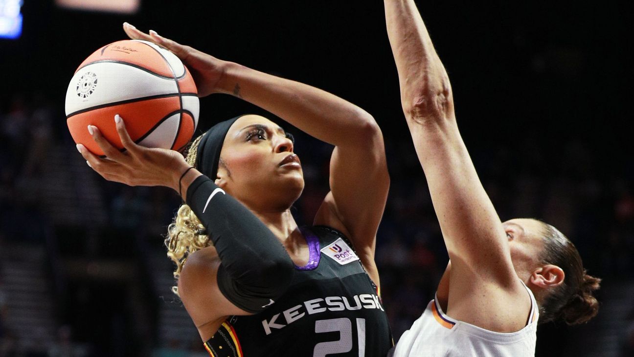 Sun guard DiJonai Carrington wins WNBA Most Improved Player award - ESPN