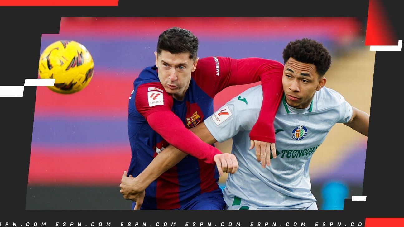 Cuándo juegan Barcelona vs. Getafe por LaLiga: equipo, fecha, hora y TV en vivo - ESPN