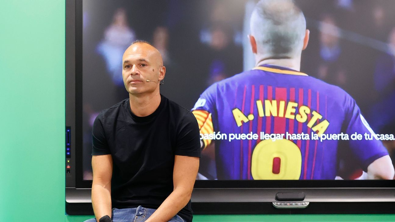 Andrés Iniesta anunciará su futuro el 8 de octubre - ESPN