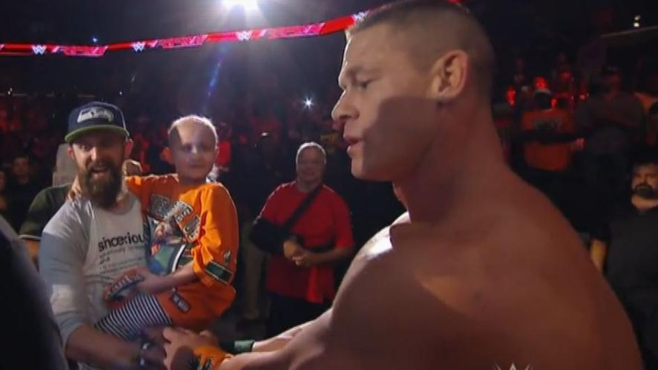 John Cena and Sting honor 7-year-old cancer survivor - ESPN Video