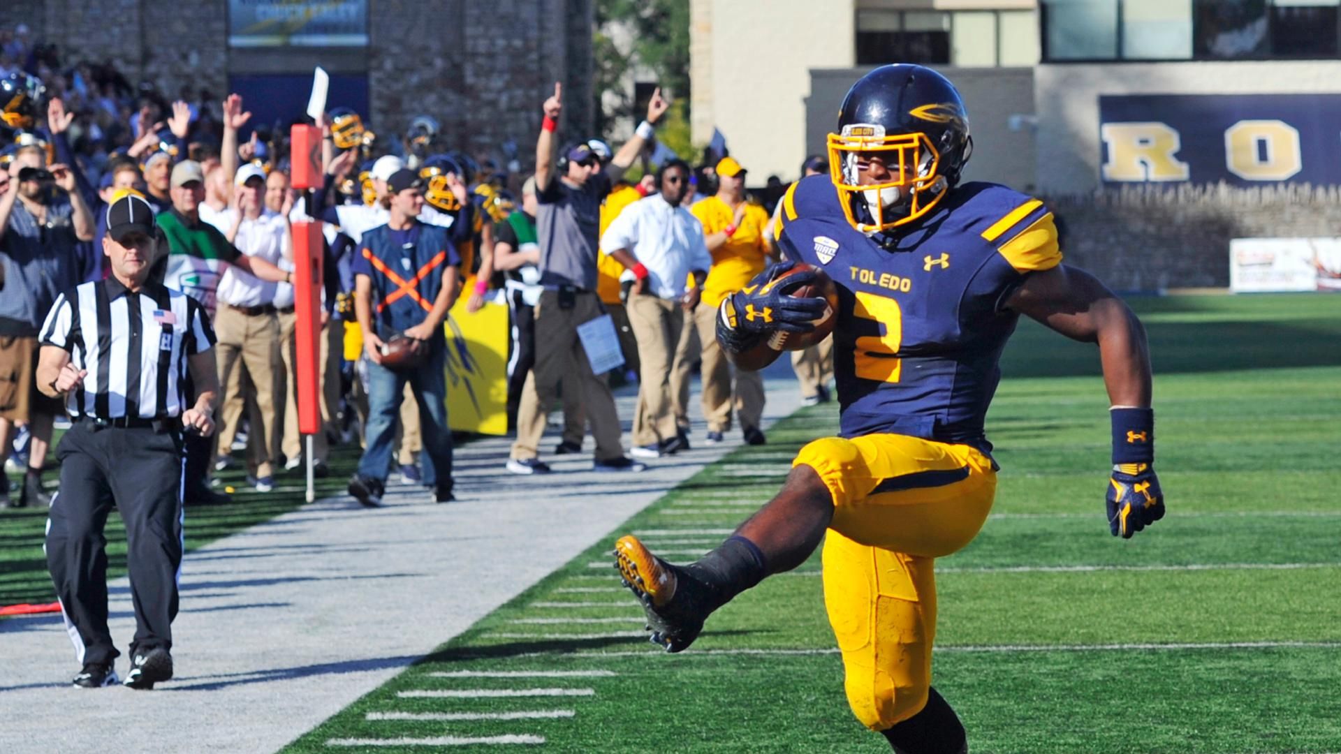 Toledo Rockets 2015 Uniforms 102 (62) Boca Raton Bowl Champions Uni