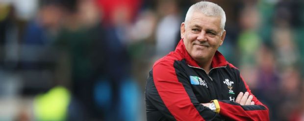 Warren Gatland watches on ahead of Wales vs South Africa