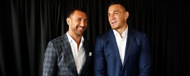 Rugby mates Quade Cooper and Sonny Bill Williams have set up a mouth-watering clash