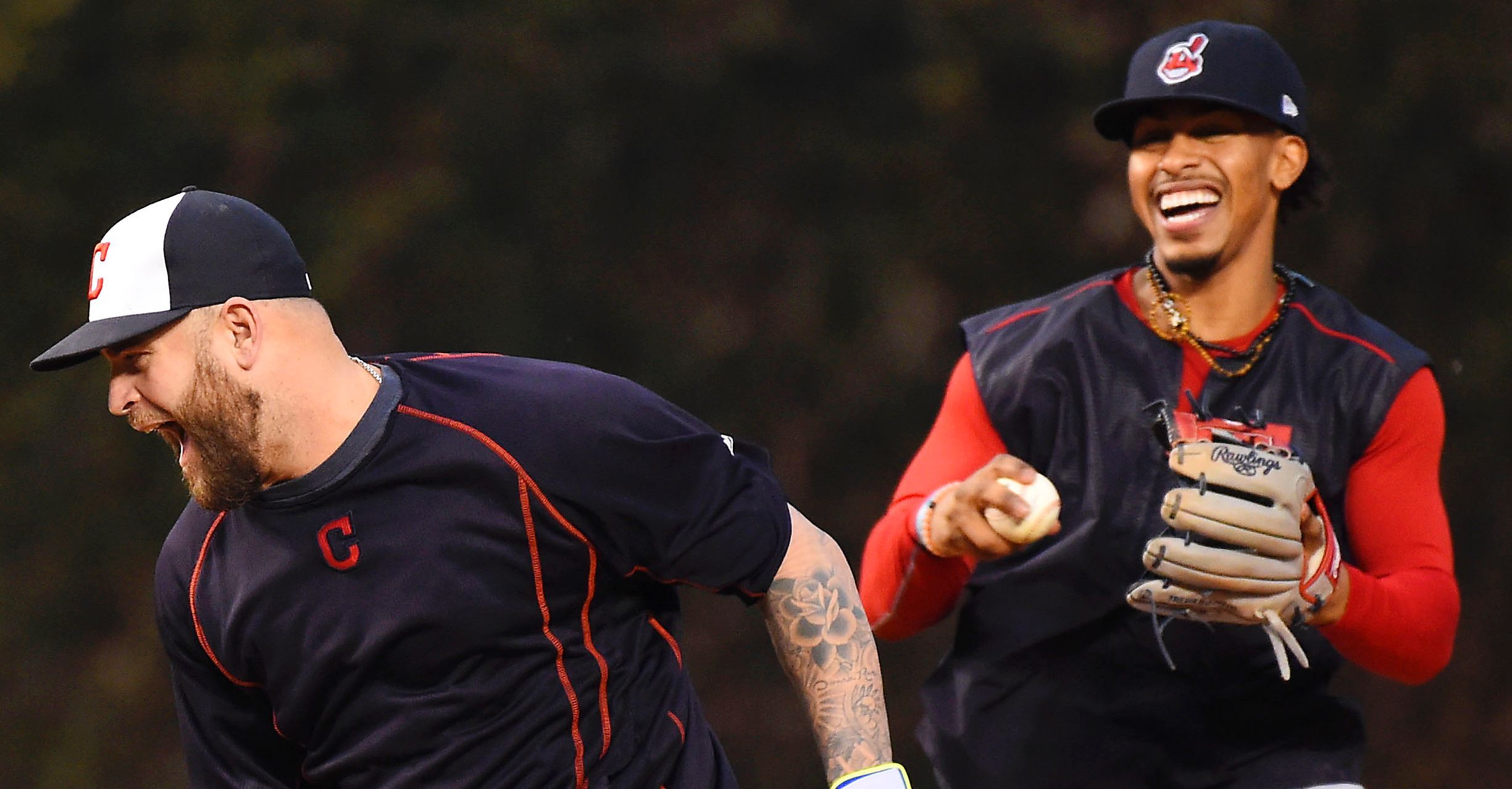 Mike Napoli, Francisco Lindor