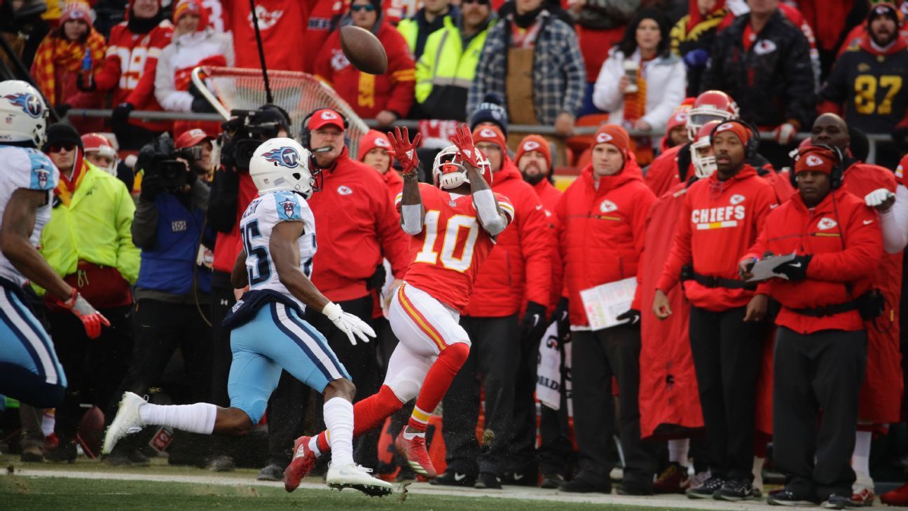 Tyreek Hill, WR, Kansas City Chiefs