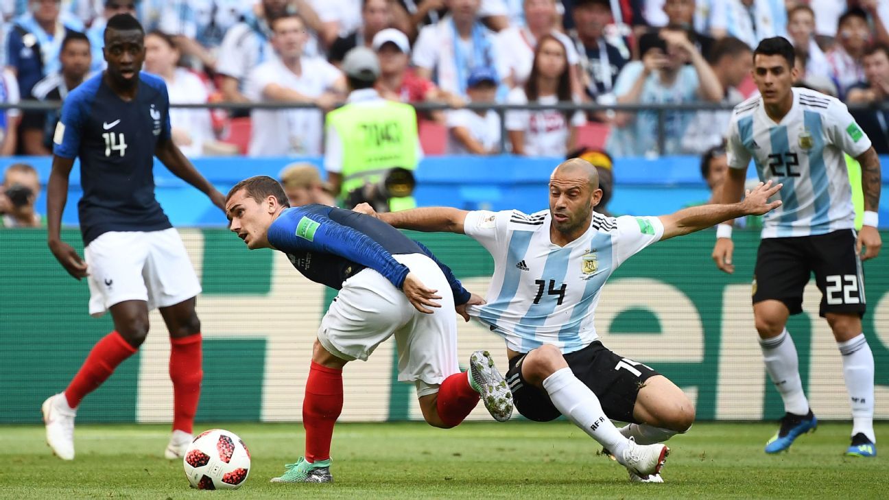 ARGENTINA vs. FRANCIA Argentina vs. Francia Las mejores imágenes del