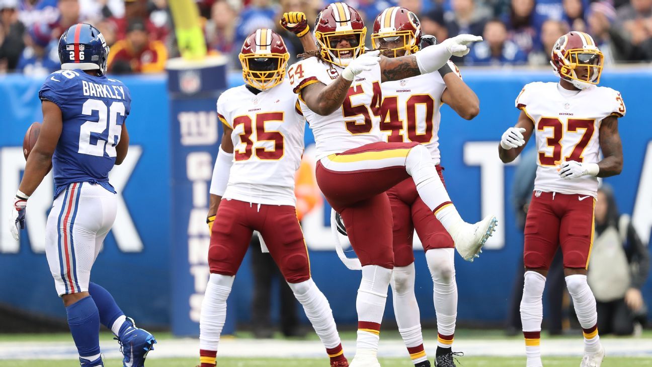 Mason Foster, LB, Washington Redskins