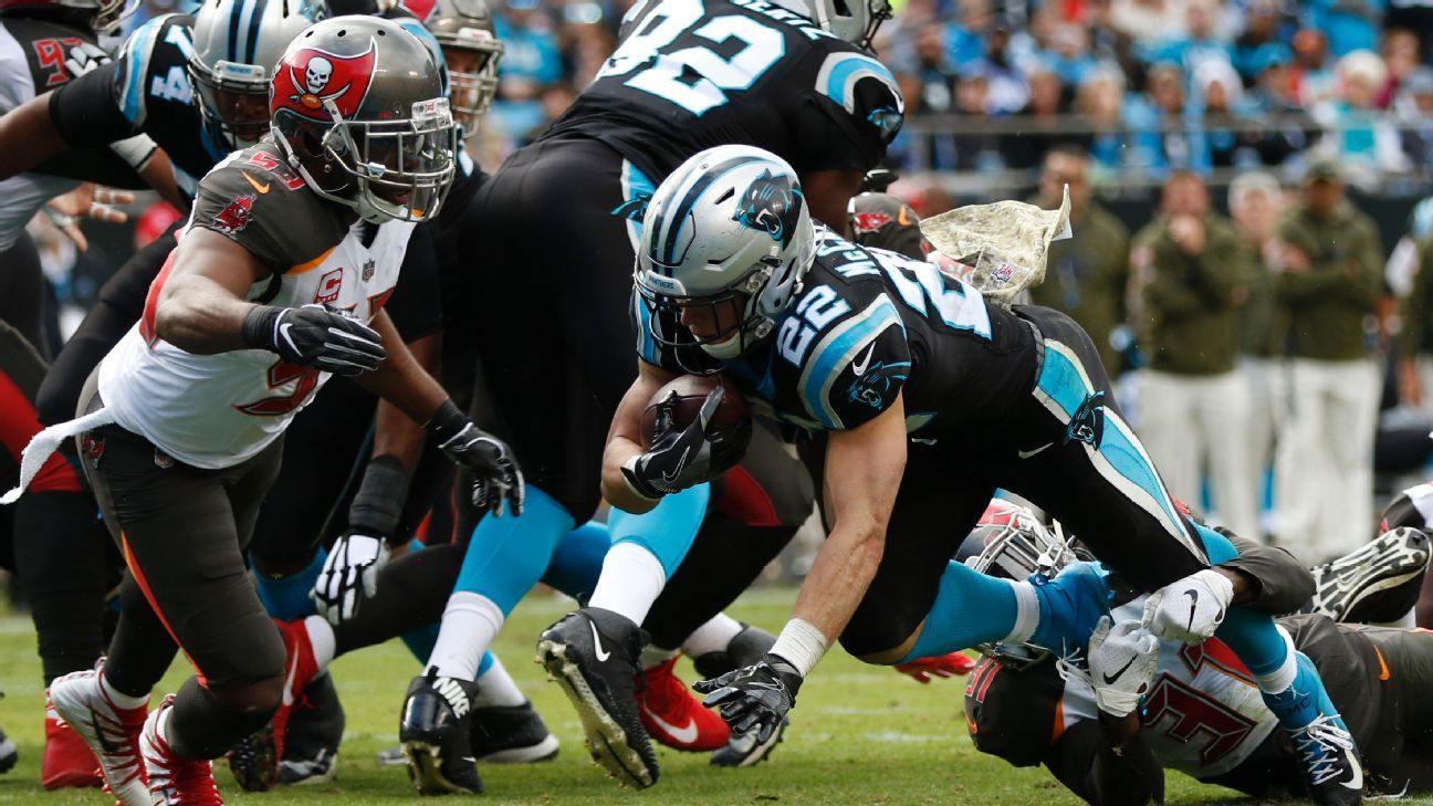 Chris McCaffrey, RB, Carolina Panthers