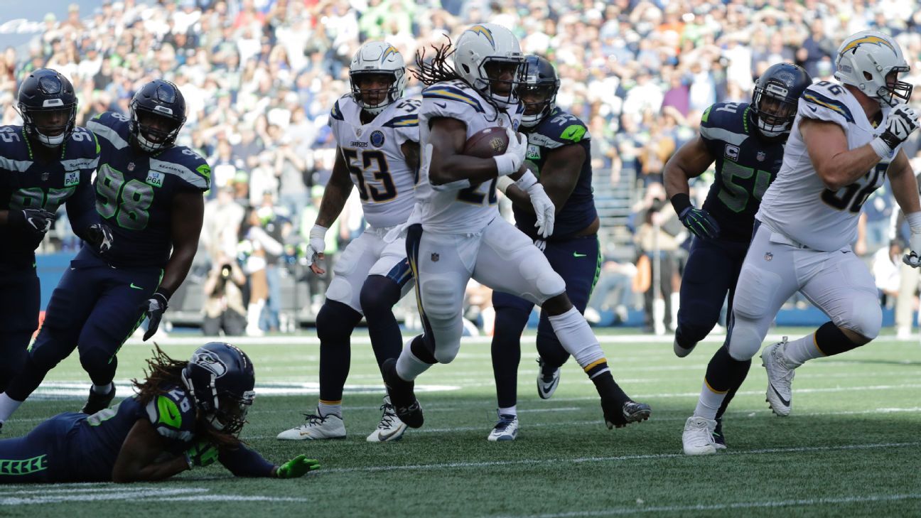 Melvin Gordon, RB, Los Angeles Chargers