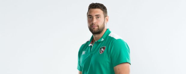Leicester Tigers assistant coach Richard Blaze poses for a photocall