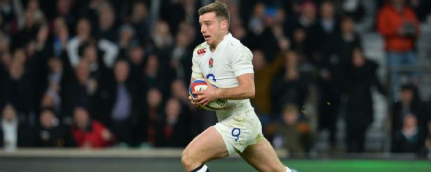 George Ford scores England's fourth try in the 2015 Six Nations clash against Scotland