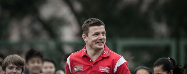 Brian O'Driscoll at Hong Kong Sevens in 2015