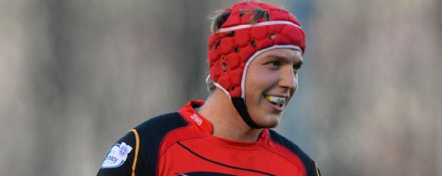 Tyler Morgan playing for Newport Gwent Dragons