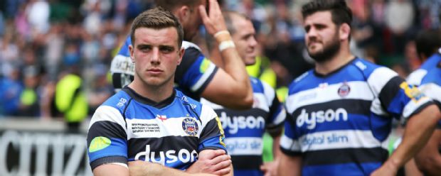 George Ford looks on dejectedly