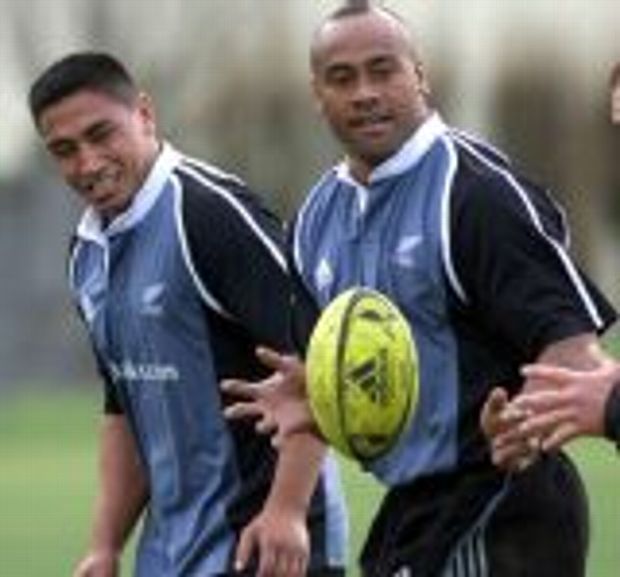 Jonah Lomu and Jerry Collins