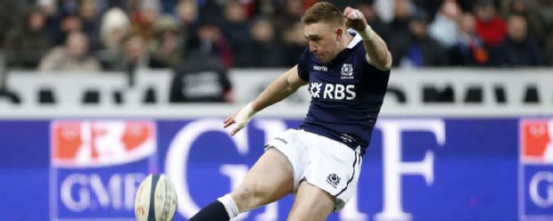 Dougie Fife in action for Scotland