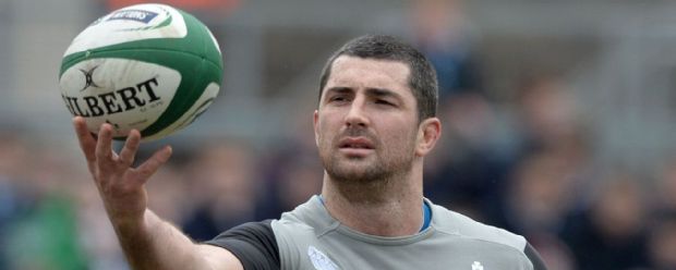 Ireland's Rob Kearney in training