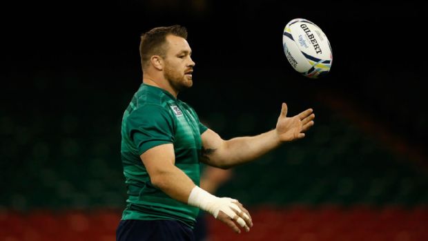 Cian Healy in action during the Ireland Captain's Run